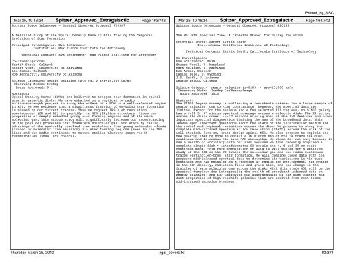 Extragalactic abstracts - IRSA - California Institute of Technology