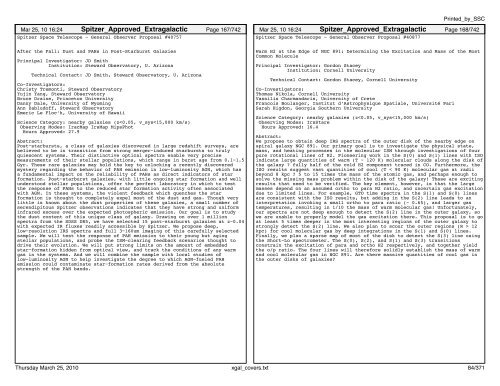 Extragalactic abstracts - IRSA - California Institute of Technology