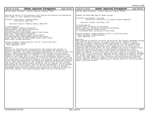 Extragalactic abstracts - IRSA - California Institute of Technology