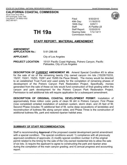 Permit No. 5-91-286-A8 - State of California