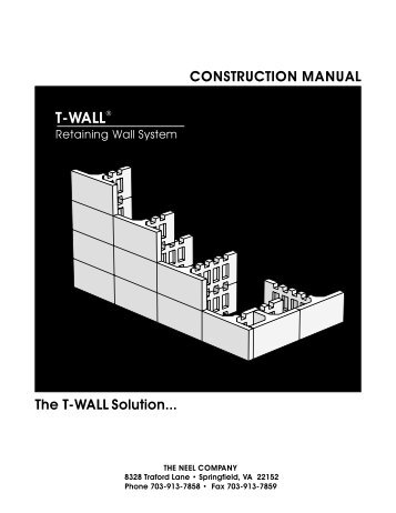 Construction Manual - Shaw Precast Solutions