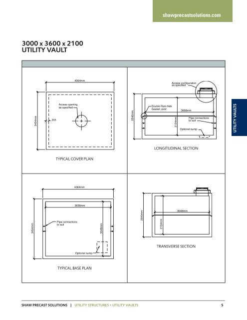 Utility Structures - Shaw Precast Solutions