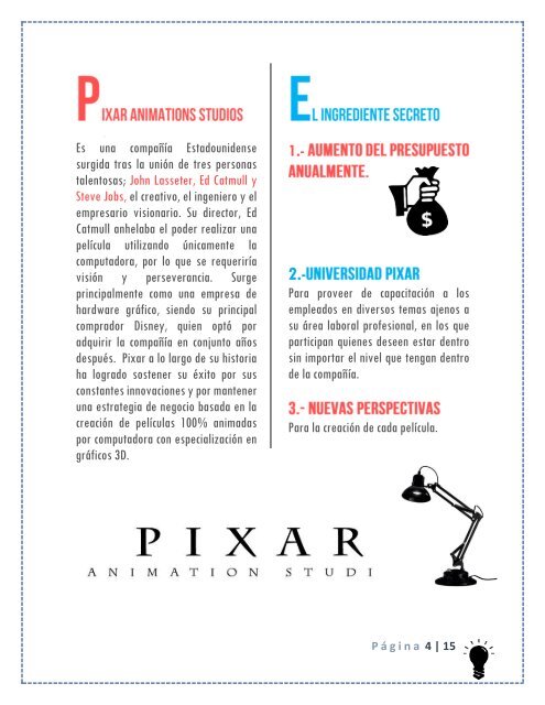 CASO INNOVACIÓN PIXAR