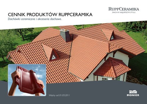 CENNIK PRODUKTÃW RUPPCERAMIKA - RuppCeramika, Opole