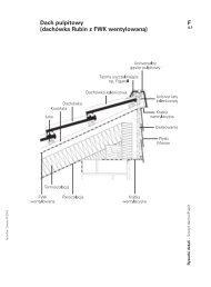 F Dach pulpitowy (dachÃ³wka Rubin z FWK wentylowanÄ)