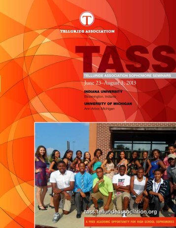 TASS Brochure - Telluride Association