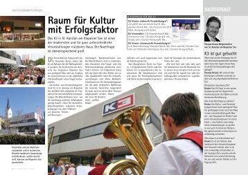 Raum fÃ¼r Kultur mit Erfolgsfaktor - Gemeinde St. Kanzian