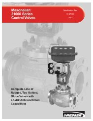 MasoneilanÂ® 21000 Series Control Valves - Axiom-Northwest