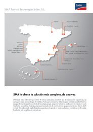 SMA le ofrece la soluciÃ³n mÃ¡s completa, de una vez SMA lbÃ©rica ...