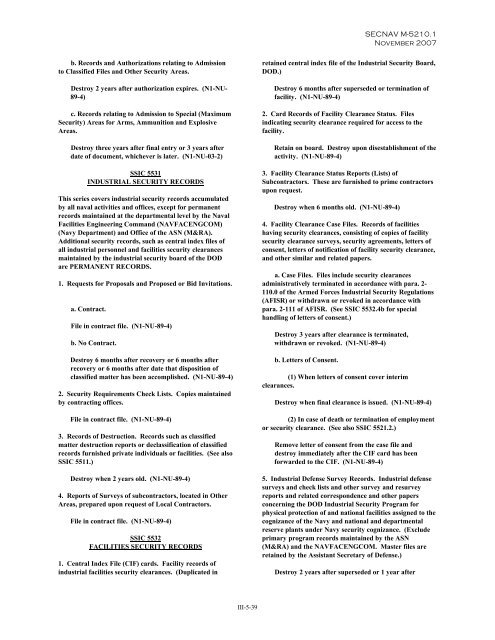 Secnav manual 5210 1