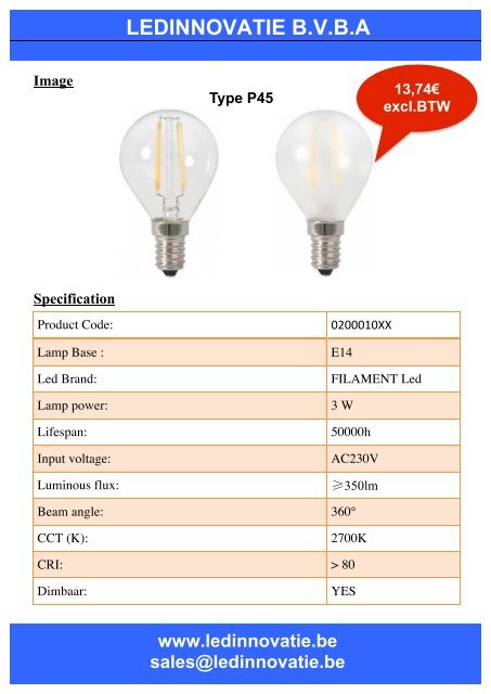 LED LAMPEN