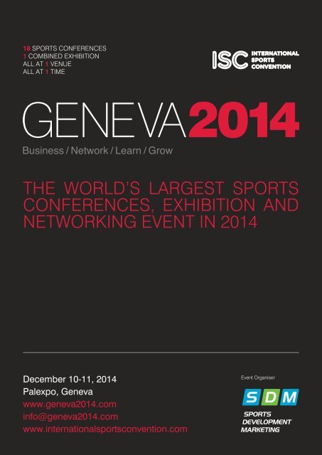 Download the Geneva 2014 brochure here - Sports Recruitment ...