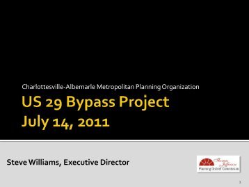 Route 29 Bypass Project - Thomas Jefferson Planning District ...