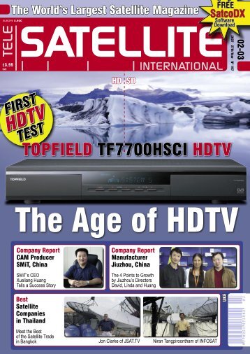 TOPFIELD TF7700HSCI HDTV - TELE-satellite International Magazine