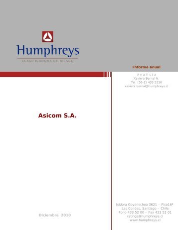 Asicom S.A. - Humphreys