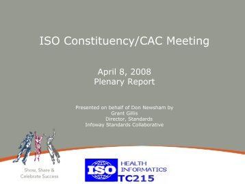 ISO Constituency/CAC Meeting