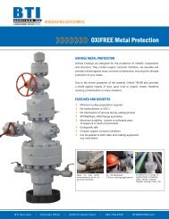 BTI Oxifree Metal Protection - Well Integrity Resources