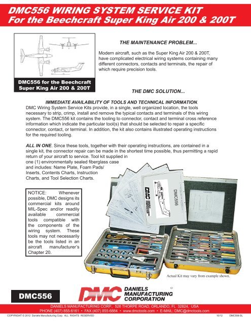 Dmc Crimp Tool Chart