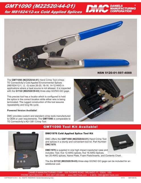 Dmc Crimp Chart