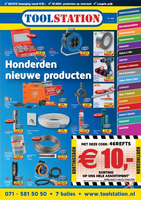 Toolstation folder 11 mei t/m 30 juni 2015