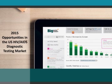 2015 Opportunities in the US HIV/AIDS Diagnostic Testing Market