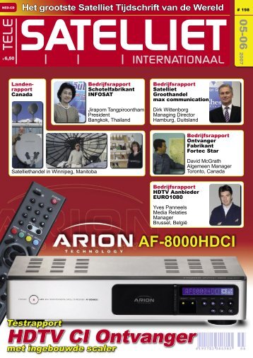 HDTV CI Ontvanger - TELE-satellite International Magazine