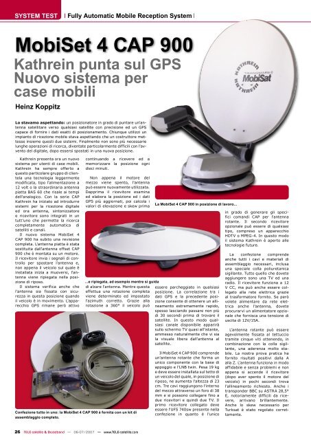 Il Giudizio dell'Esperto + - TELE-satellite International Magazine