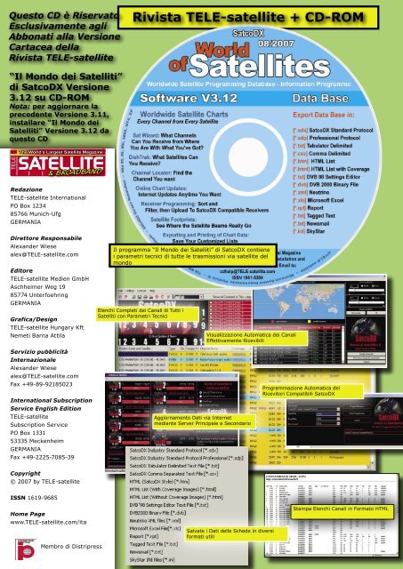 Il Giudizio dell'Esperto + - TELE-satellite International Magazine