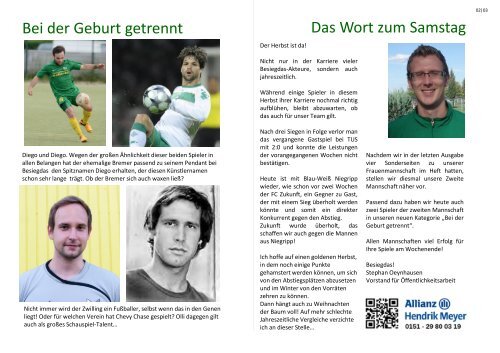 BÄM Saison 14/15 Ausgabe 07