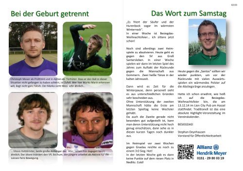 BÄM Saison 14/15 Ausgabe 09