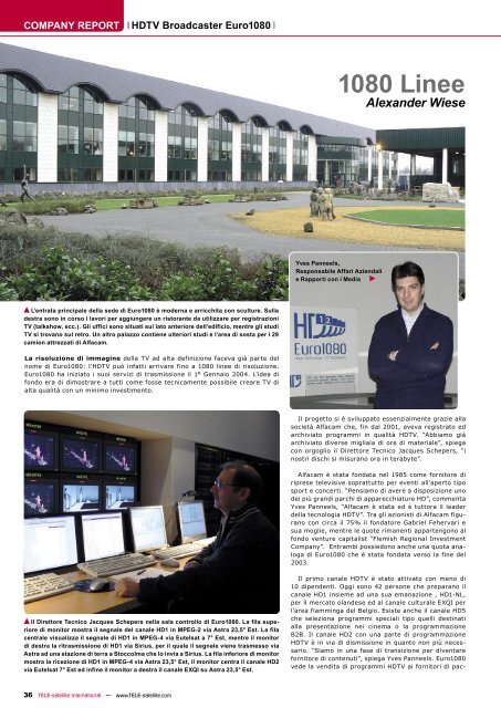 Ricevitore HDTV CI - TELE-satellite International Magazine