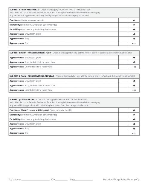 Match-Up II Manual - Center for Shelter Dogs