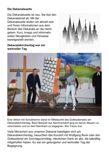 Dekanatsnachrichten 05/2015