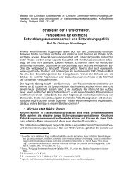 Strategien der Transformation. Perspektiven für kirchliche ...