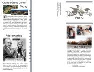 tyber building fund brochure.indd - Orange Grove Center