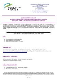 Vineland - CRA | Centre Ressources Autismes