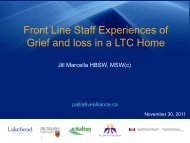 Staff Grief and Loss Powerpoint Presentation - Quality Palliative ...