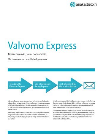 Valvomo Express - Suomen Asiakastieto Oy