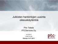 Julkiset hankinnat koulutusmateriaali - Kuntamarkkinat