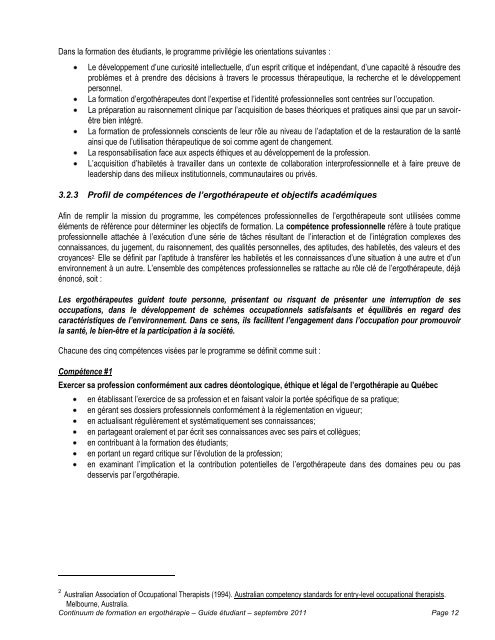 Page couverture Guide Ã©tudiant A07 - FacultÃ© de mÃ©decine