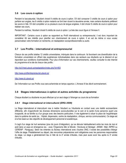 Page couverture Guide Ã©tudiant A07 - FacultÃ© de mÃ©decine