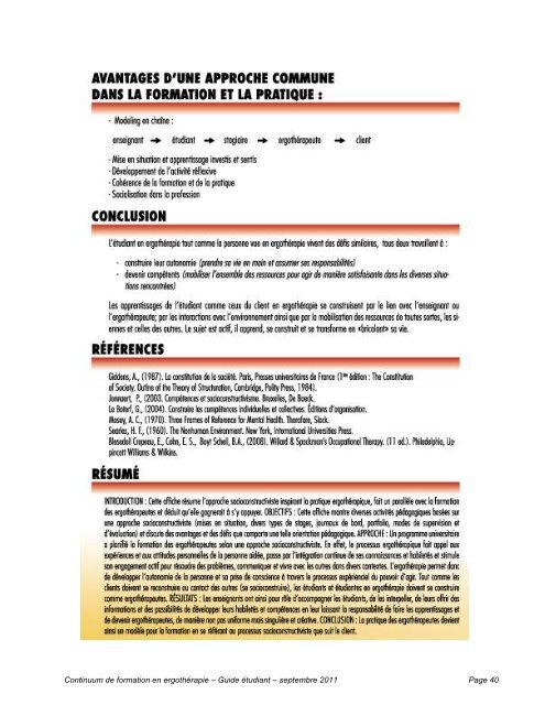 Page couverture Guide Ã©tudiant A07 - FacultÃ© de mÃ©decine