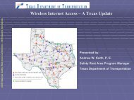 Wireless Internet Access â A Texas Update