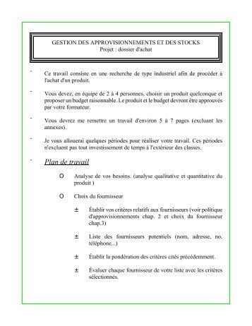 G:\Gestion des approvisionnements\Notes de cours\Travail de ...