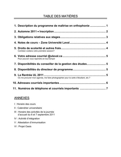 Page couverture documents d'accueil-ergothÃ©rapie-08 - FacultÃ© de ...