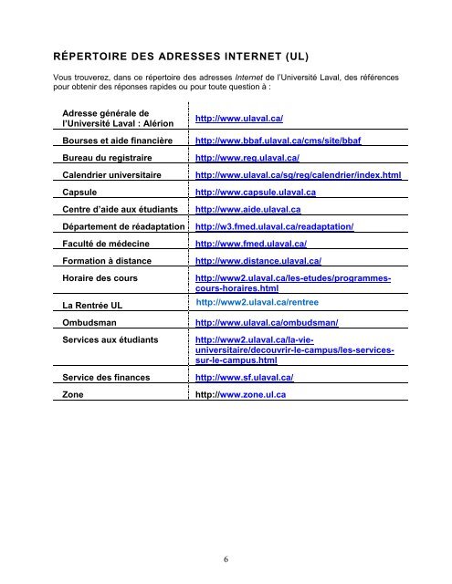 Page couverture documents d'accueil-ergothÃ©rapie-08 - FacultÃ© de ...