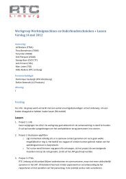 Verslag 1 - RTC Limburg