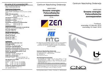 CNO folder CST - RTC Limburg