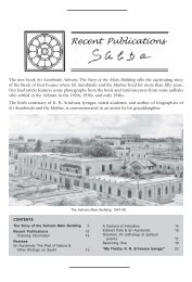 Recent Publications - Sabda -  Sri Aurobindo Ashram