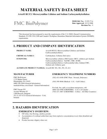 Carboxymethylcellulose Magazines
